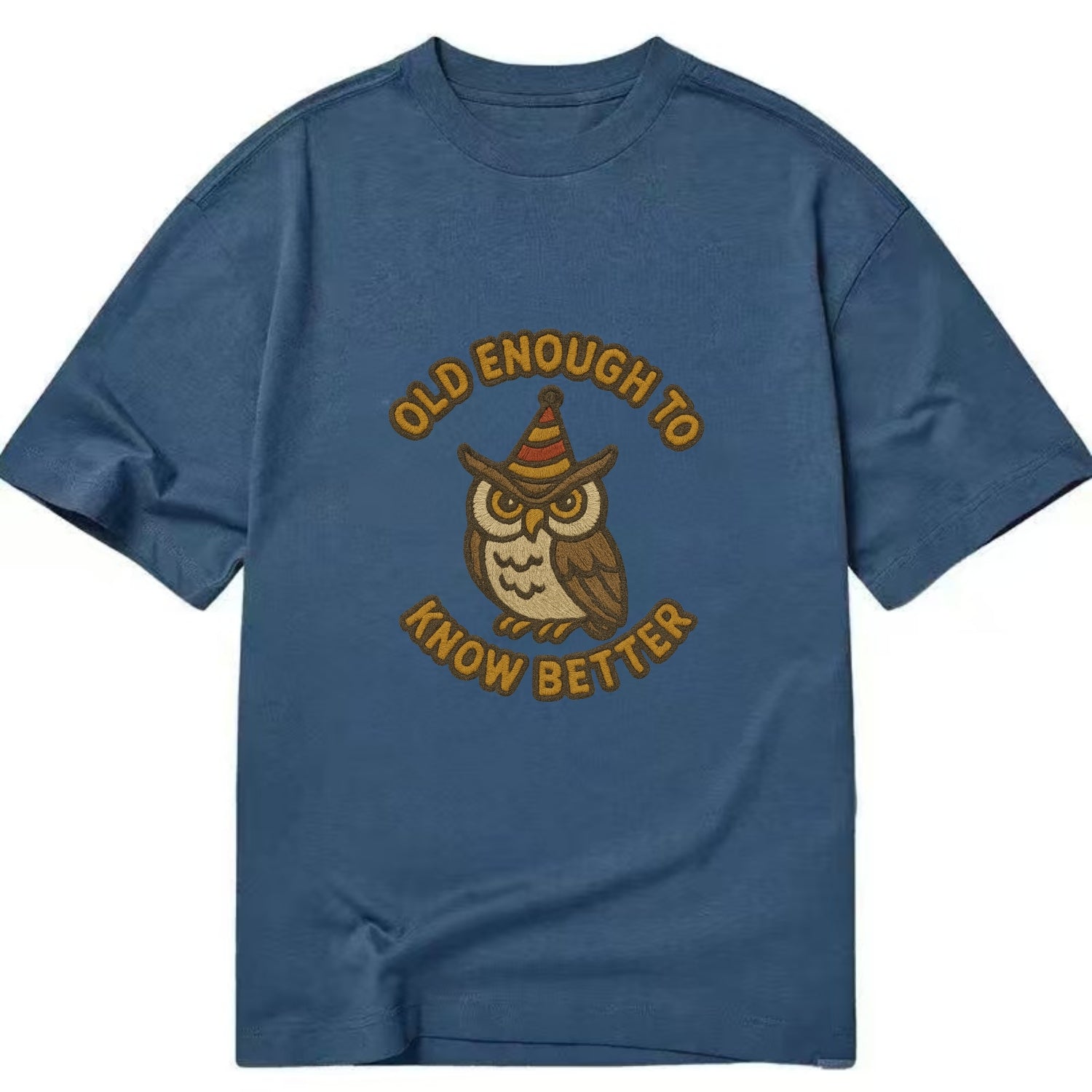 Old Enough To Know Better  - Classic T-shirt - Twilight Navy(Blue)