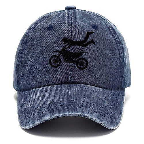 Motocross rider airborne trick - Classic Cap