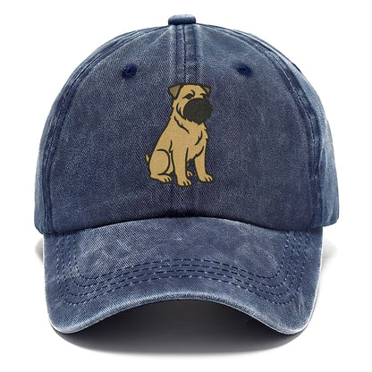 Bouvier des Flandres - Fawn rough coat embroidered design - Classic Cap - Twilight Navy(Blue)