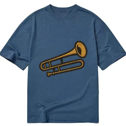 Trombone  - Classic T-shirt - Twilight Navy(Blue)