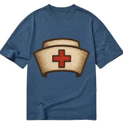 Nurse Cap  - Classic T-shirt - Twilight Navy(Blue)