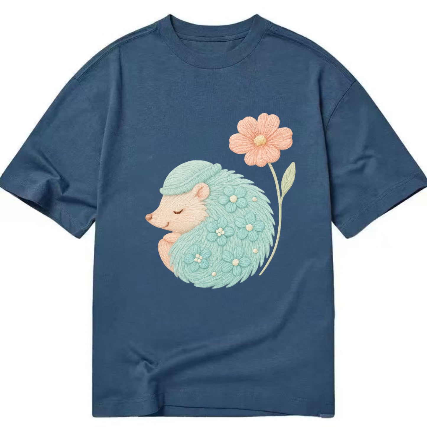 Aqua Hedgehog - Classic T-shirt - Twilight Navy(Blue)