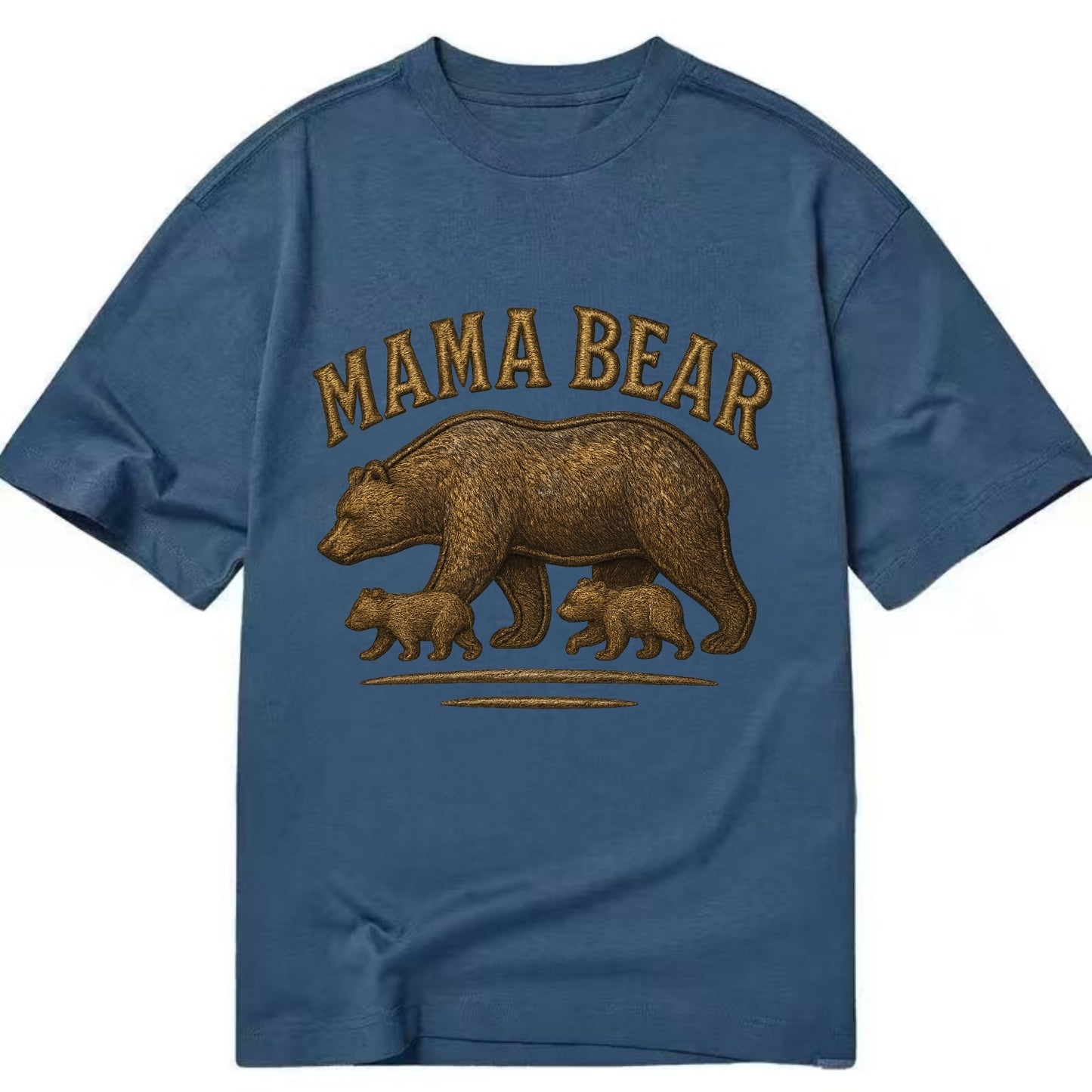 Mama Bear  - Classic T-shirt - Twilight Navy(Blue)