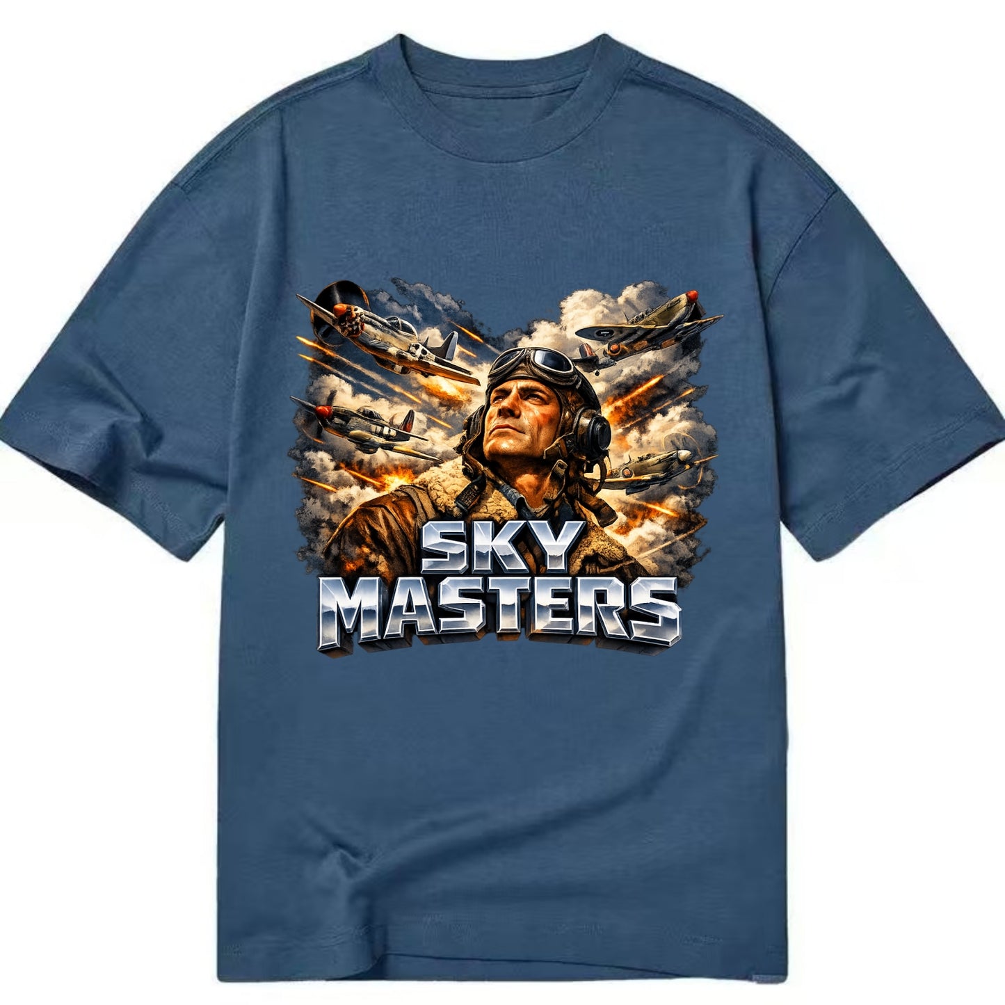 Sky Masters - Classic T-shirt - Twilight Navy(Blue)