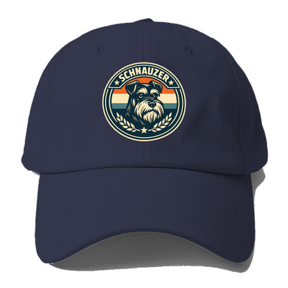 Noble Schnauzer Emblem - Baseball Cap - Twilight Navy(Blue)