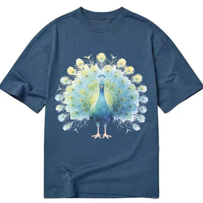 Peacock - Classic T-shirt - Twilight Navy(Blue)