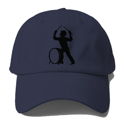 Drummer with drumsticks raised high - Baseball Cap - Twilight Navy(Blue)