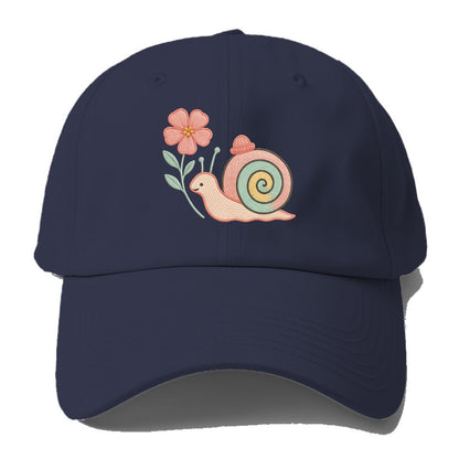 Coral Snail - Baseball Cap For Big Heads - Twilight Navy(Blue)