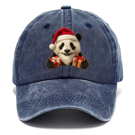 Santa Panda  - Classic Cap - Twilight Navy(Blue)