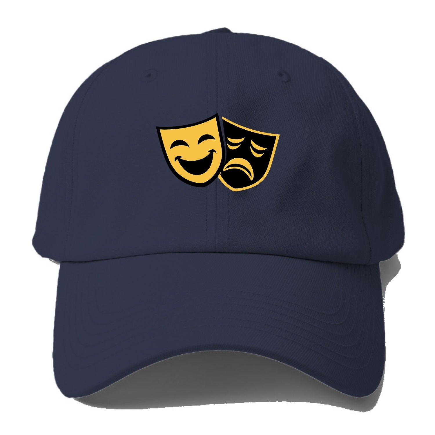 Golden Duality of Theater - Baseball Cap For Big Heads - Twilight Navy(Blue)