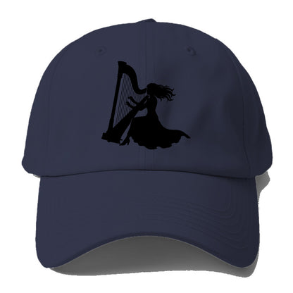 Harpist playing ethereal melody - Baseball Cap - Twilight Navy(Blue)