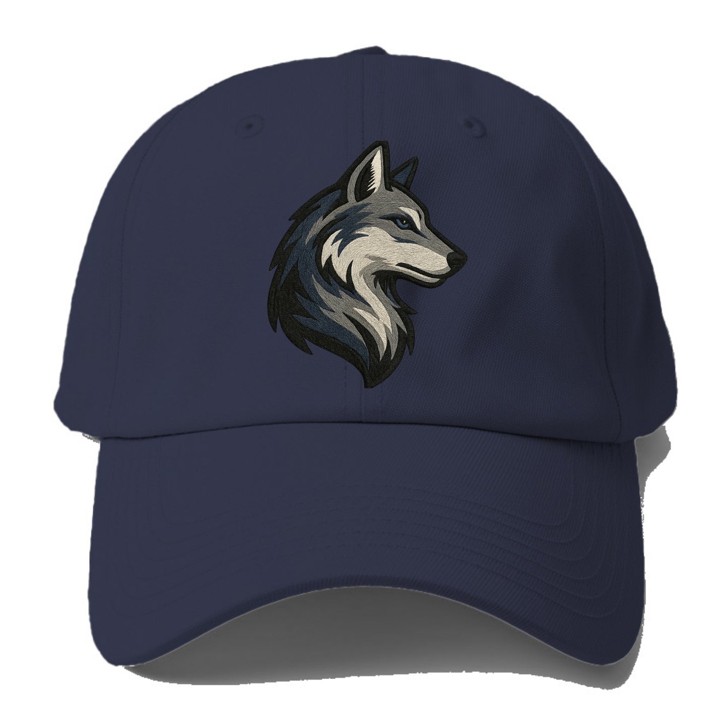Lone Wolf Wanderer  - Baseball Cap For Big Heads - Twilight Navy(Blue)