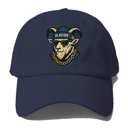 Glacier Mountain Goat - Baseball Cap For Big Heads - Twilight Navy(Blue)