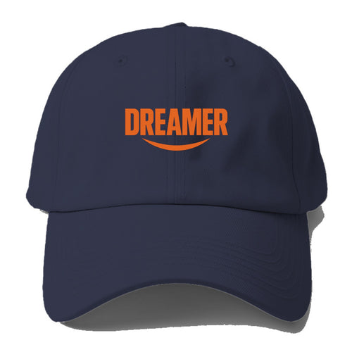 Bold typography design - DREAMER - imagination, seeing possibilities - Baseball Cap For Big Heads