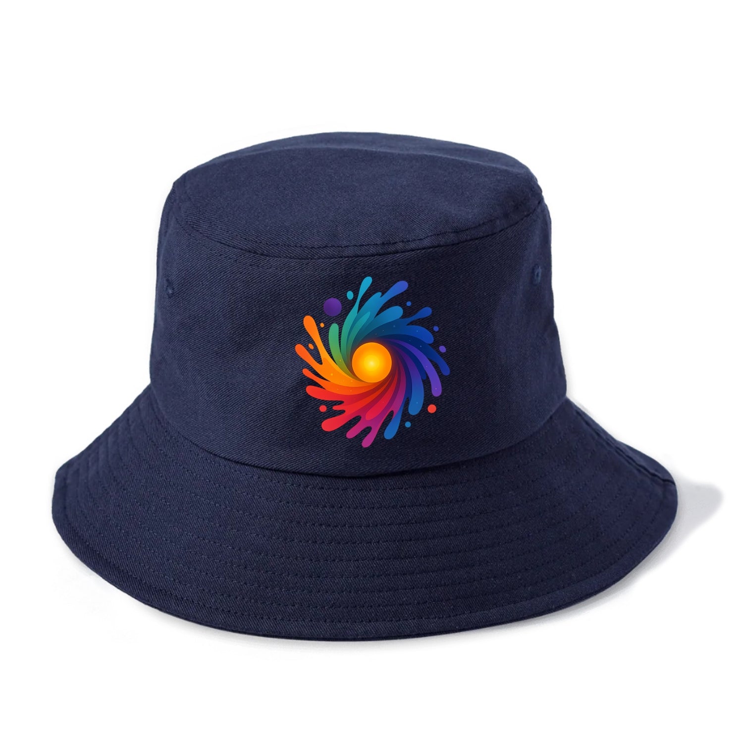 Big Bang Palette - Explosion of paint co - Bucket Hat - Twilight Navy(Blue)