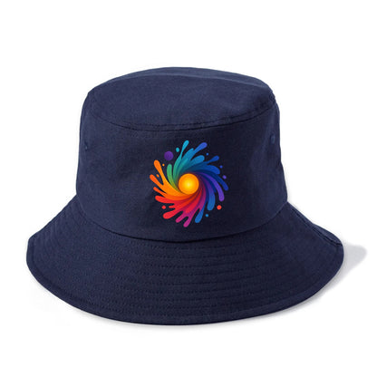 Big Bang Palette - Explosion of paint co - Bucket Hat - Twilight Navy(Blue)