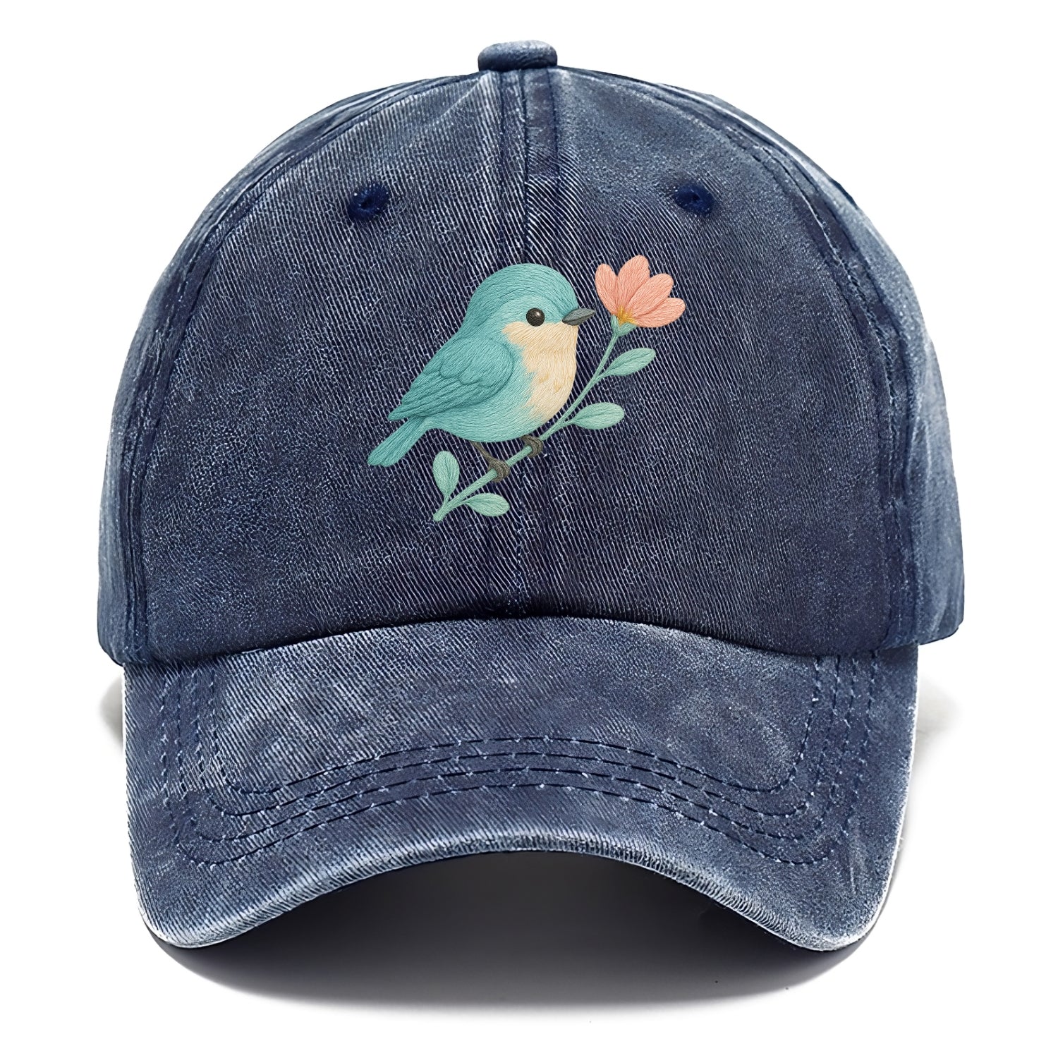 Aqua Chickadee - Classic Cap - Twilight Navy(Blue)