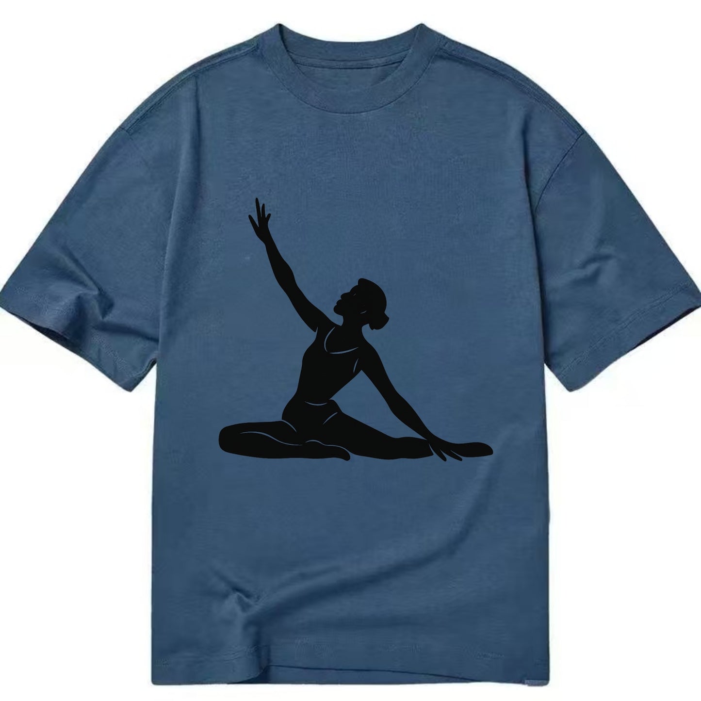 Contemporary dancer in floor work - Classic T-shirt - Twilight Navy(Blue)