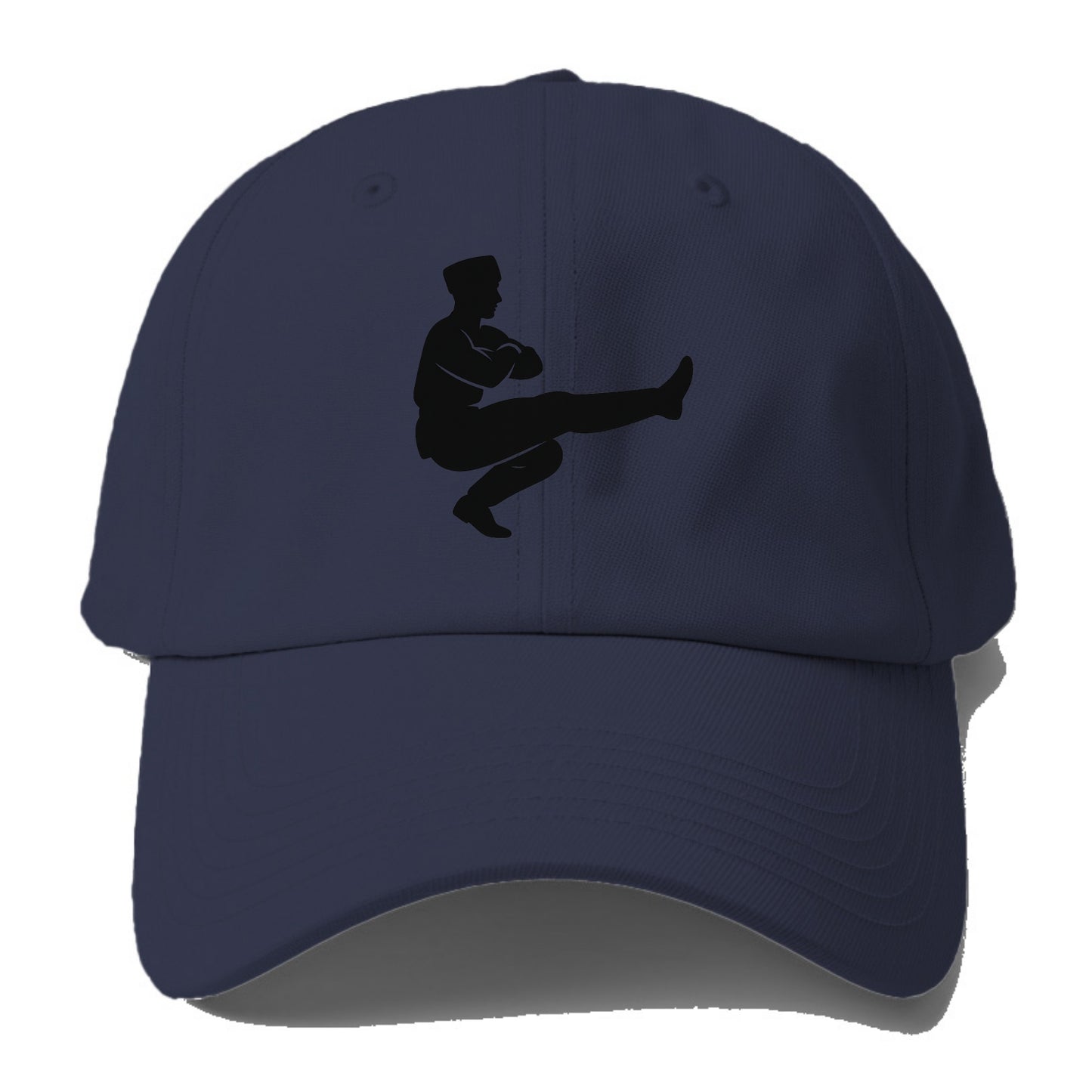 Russian Cossack dancer squat kick - Baseball Cap For Big Heads - Twilight Navy(Blue)