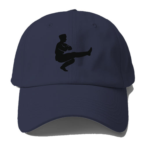 Russian Cossack dancer squat kick - Baseball Cap For Big Heads