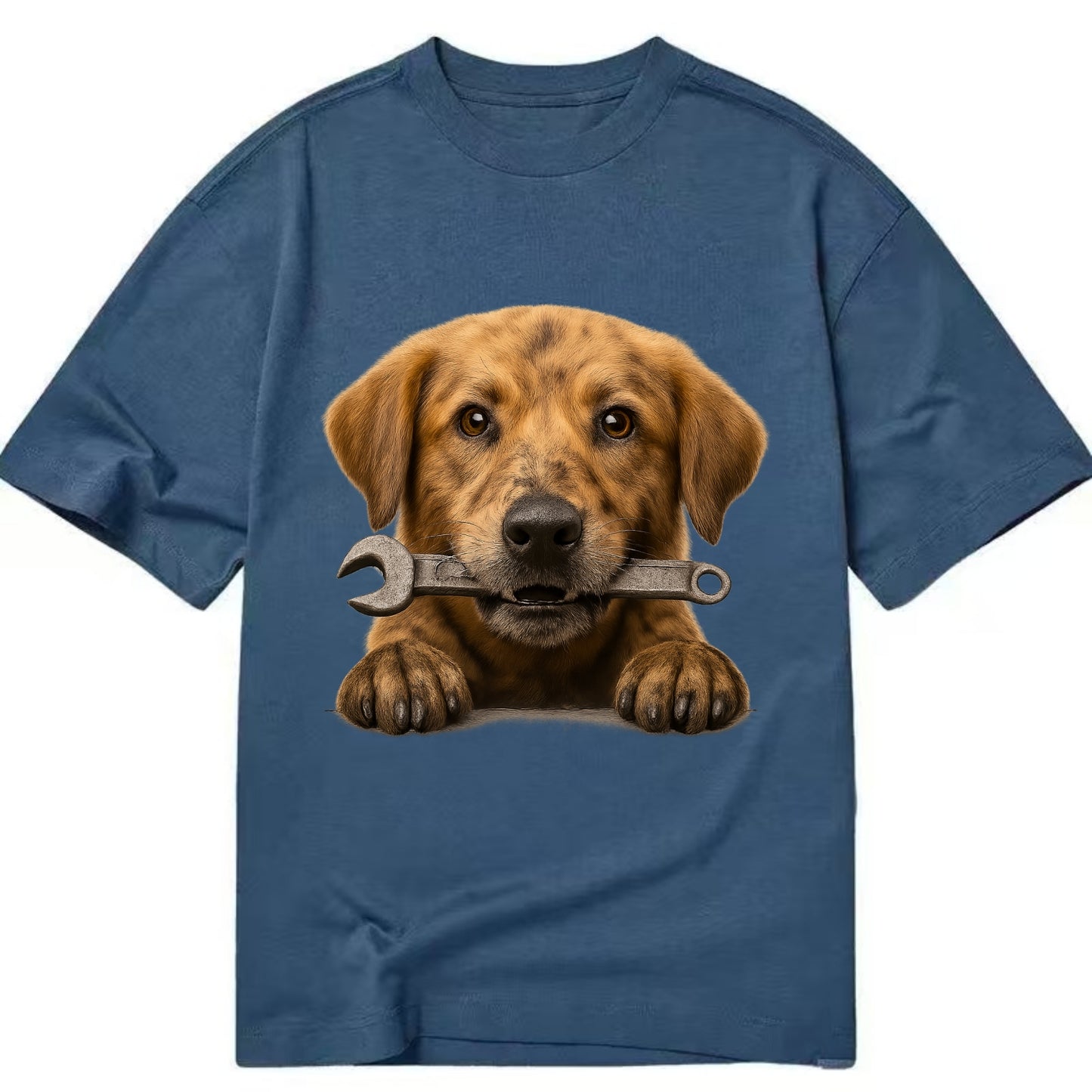 Mechanic Dog  - Classic T-shirt - Twilight Navy(Blue)