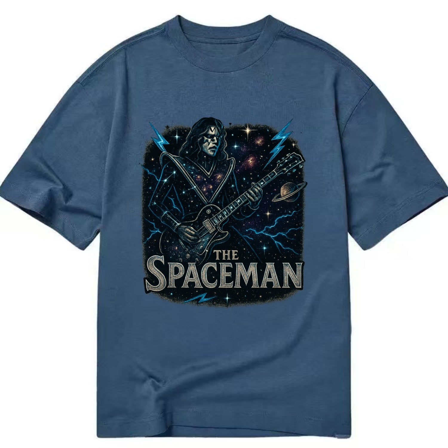 Spaceman Constellation - Classic T-shirt - Twilight Navy(Blue)