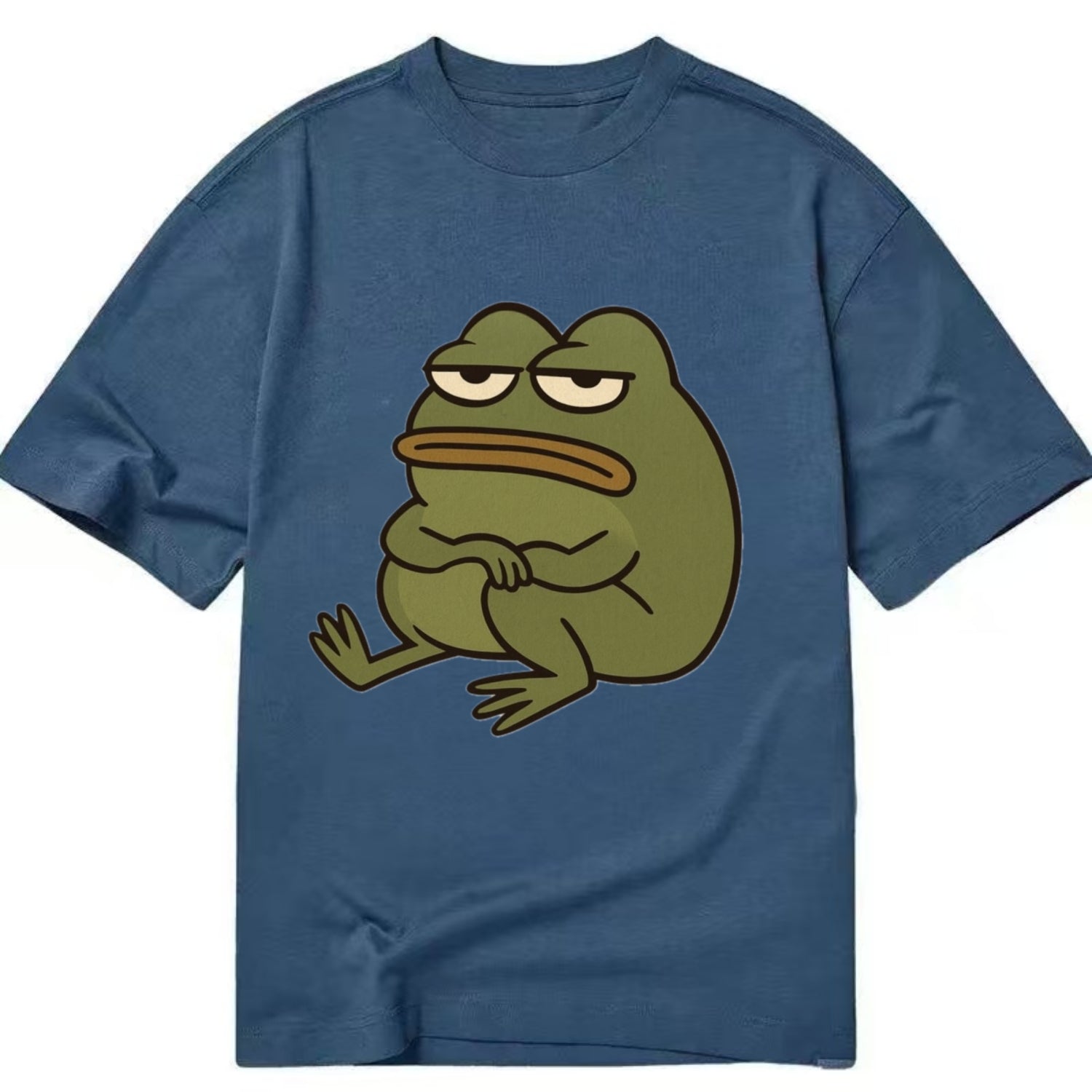 The Frog Judges Silently - Classic T-shirt - Twilight Navy(Blue)