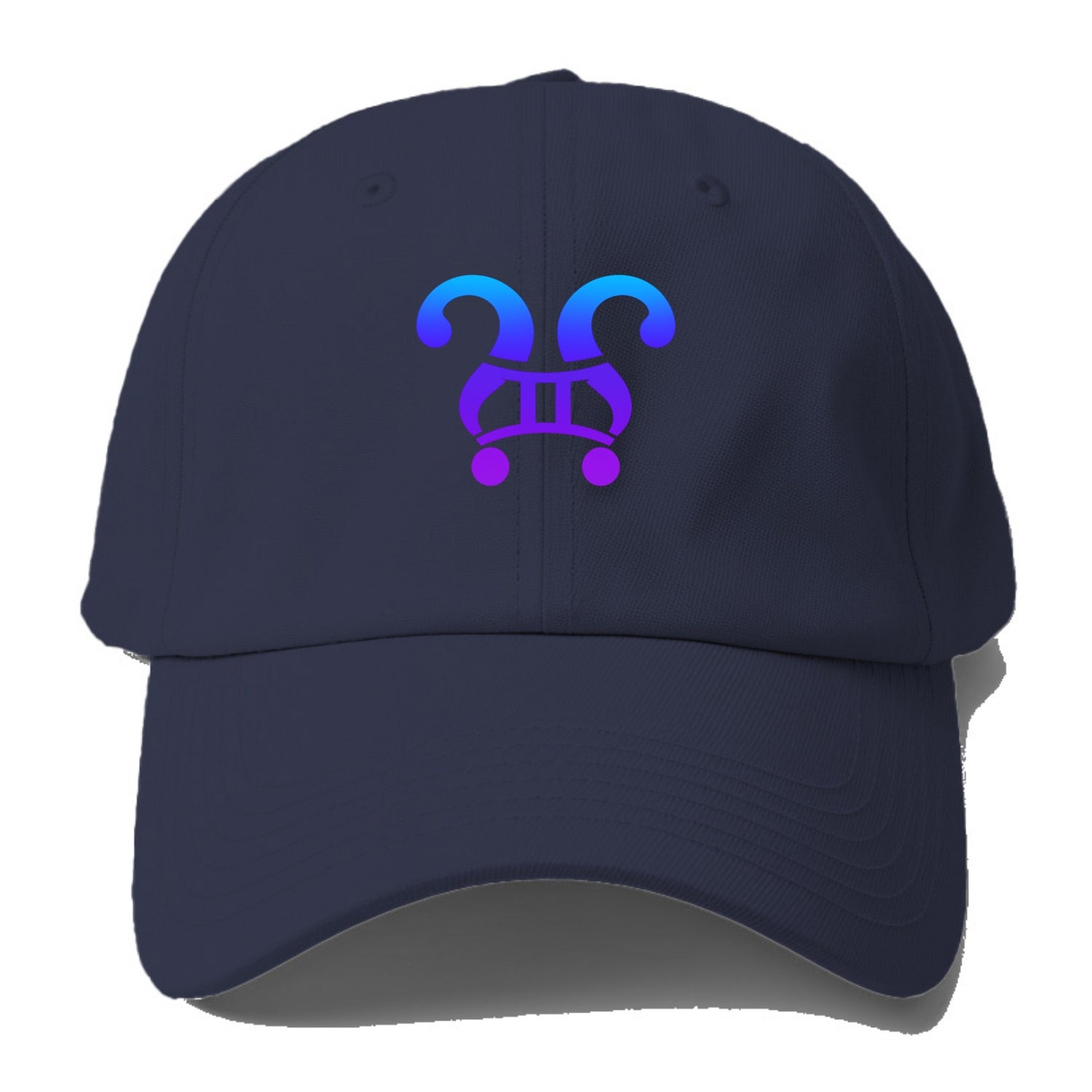 CURIOUS TWINS | Twin question marks | Endless curiosity | Seeking - Baseball Cap For Big Heads - Twilight Navy(Blue)