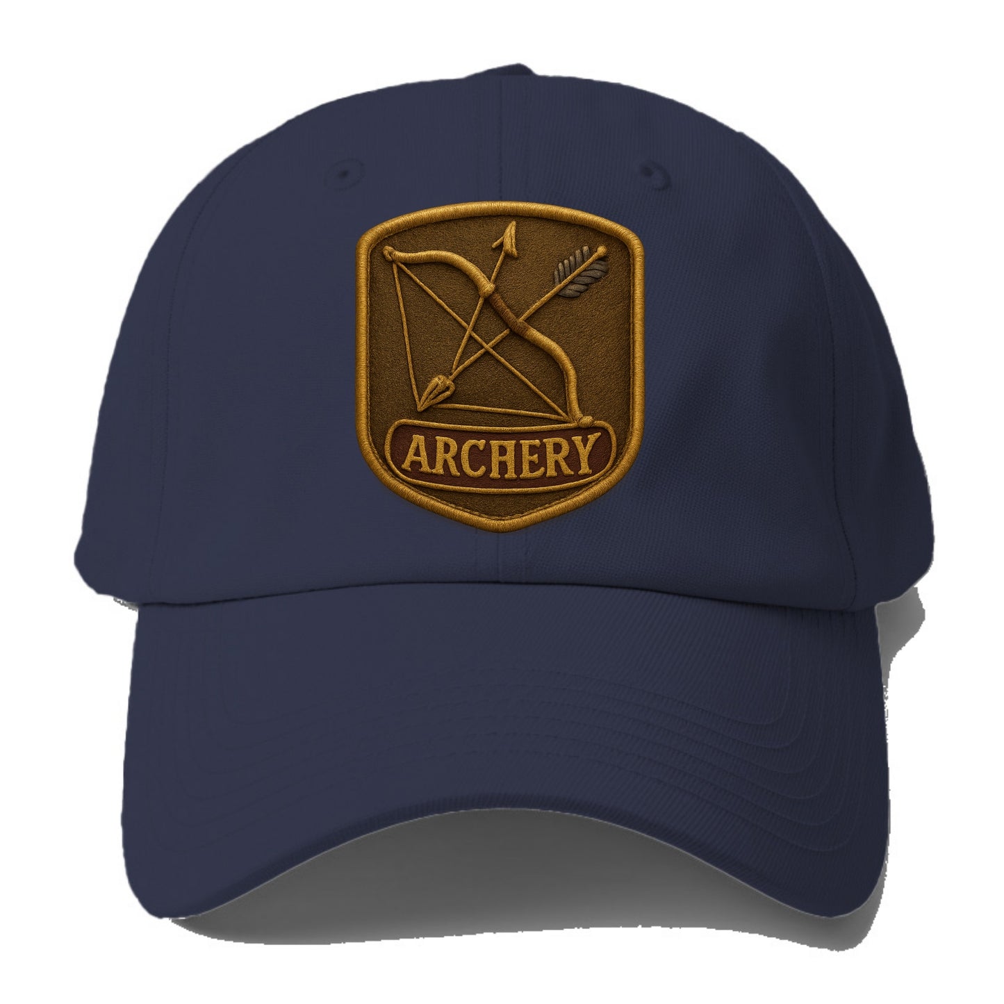 Bow and arrow crossed - archery enthusiast - Baseball Cap - Twilight Navy(Blue)