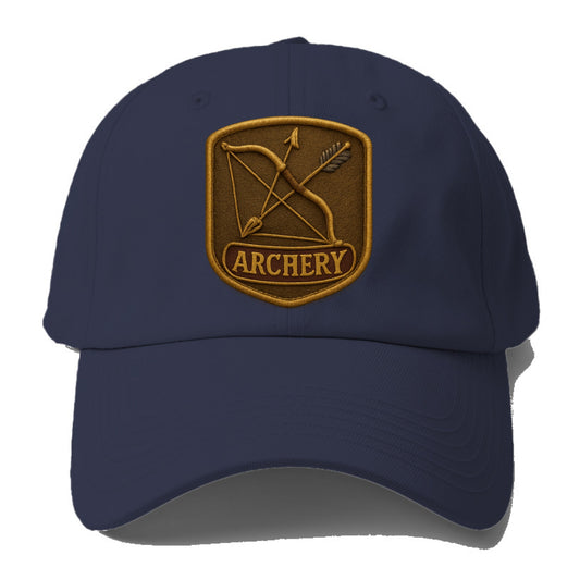 Bow and arrow crossed - archery enthusiast - Baseball Cap - Twilight Navy(Blue)