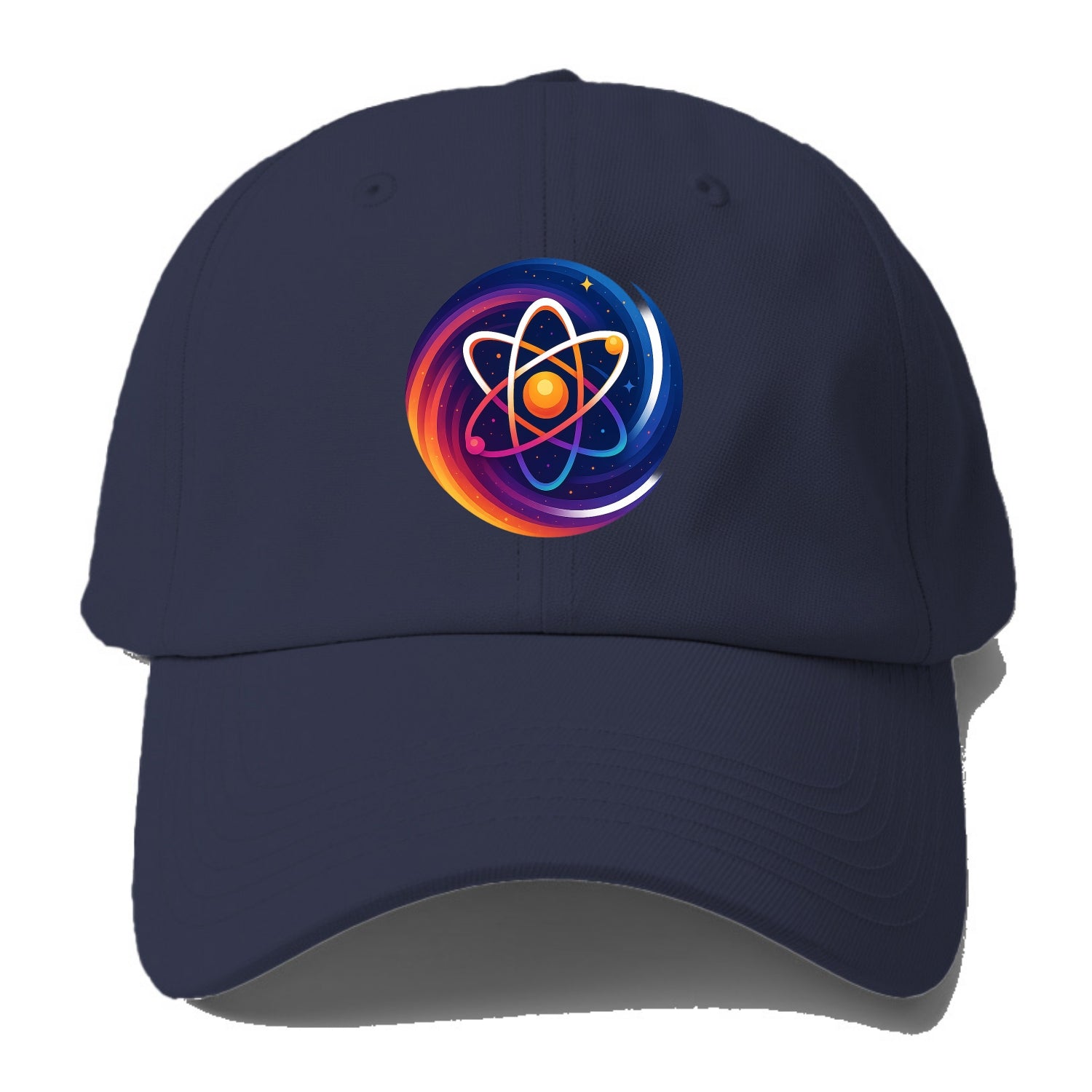 Micro Macro - Atom structure expanding i - Baseball Cap For Big Heads - Twilight Navy(Blue)