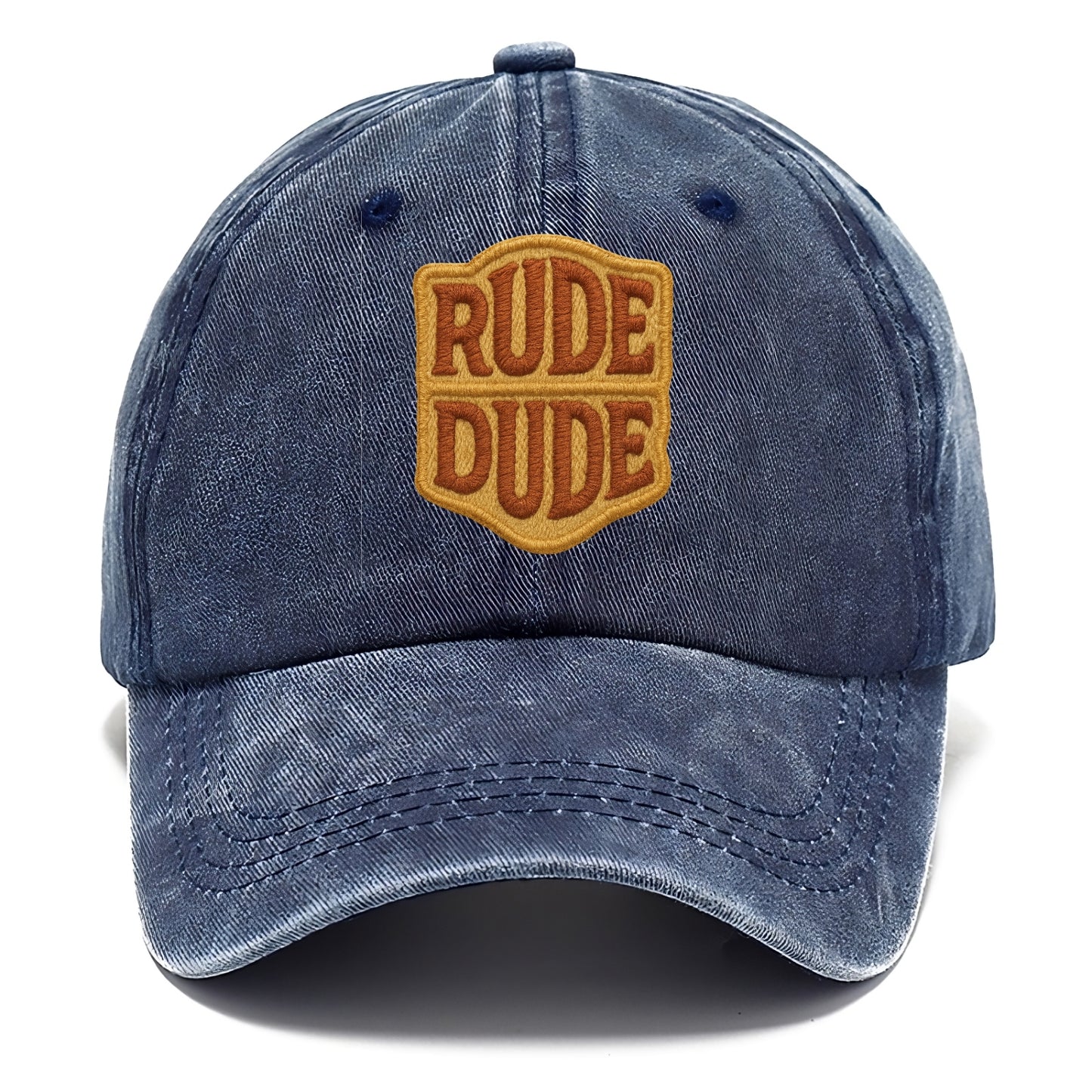 RUDE;DUDE ENERGY Surf Green Trucker - Classic Cap - Twilight Navy(Blue)