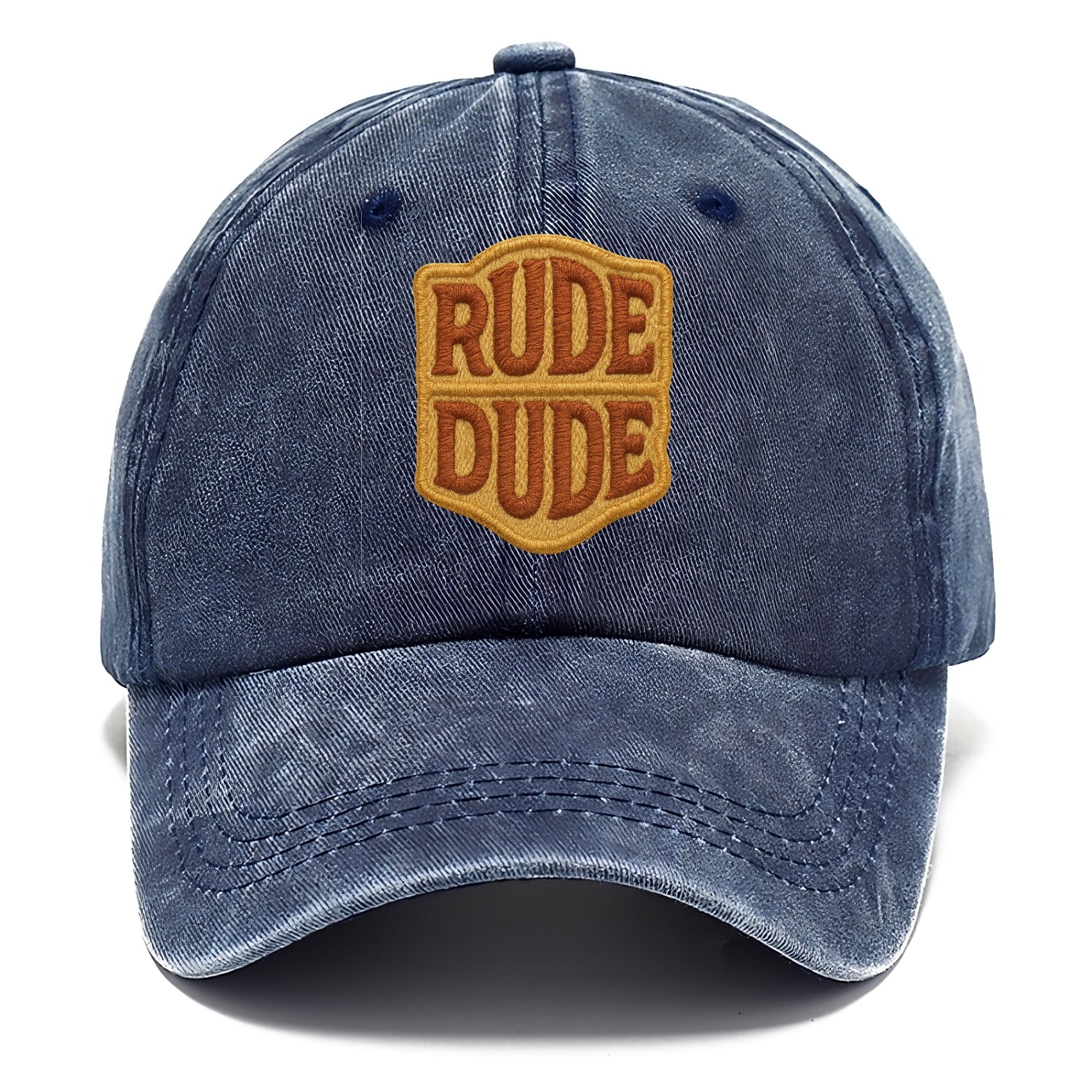 RUDE;DUDE ENERGY Surf Green Trucker - Classic Cap - Twilight Navy(Blue)