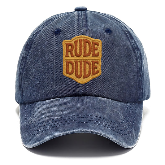 RUDE;DUDE ENERGY Surf Green Trucker - Classic Cap - Twilight Navy(Blue)