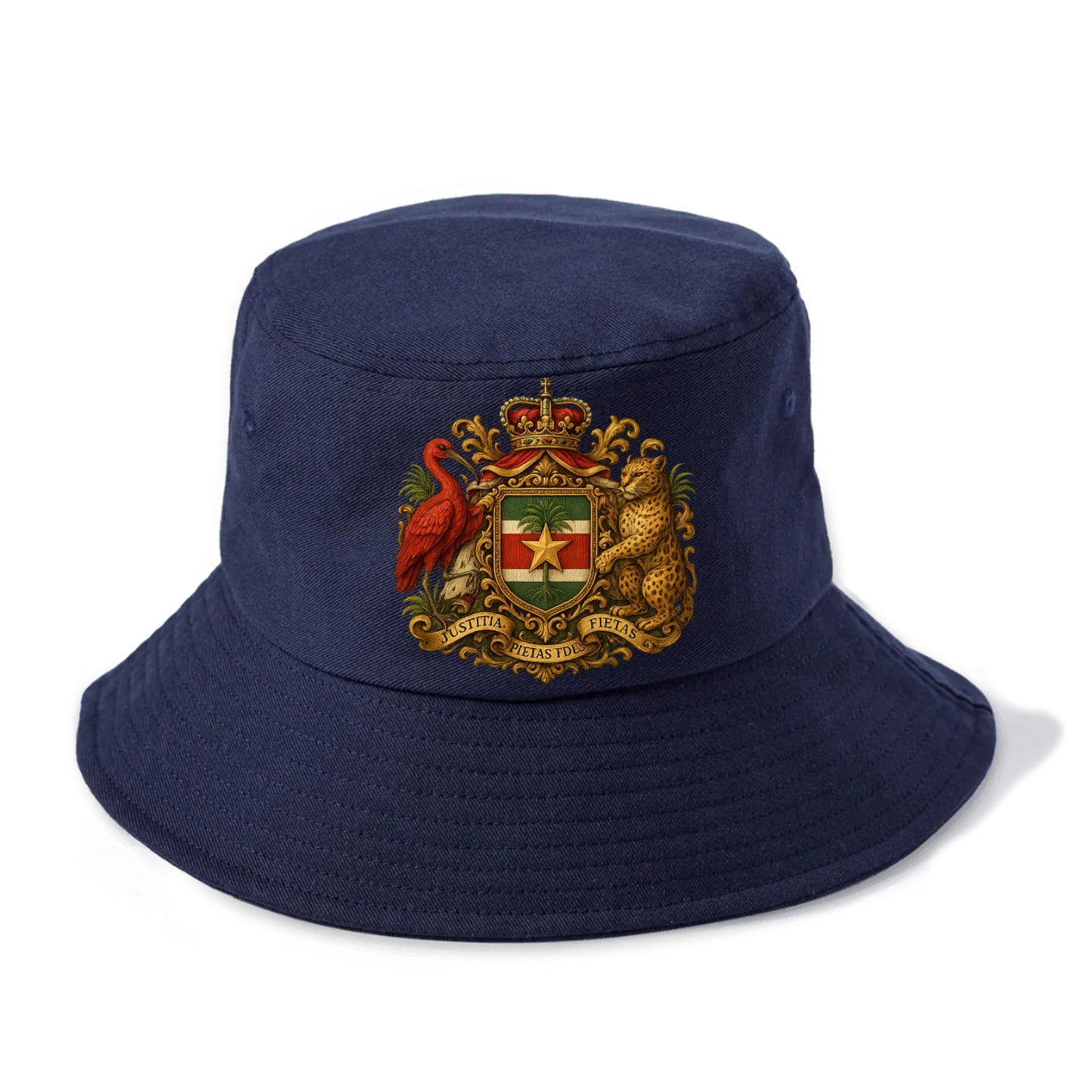 Suriname Star Emblem  - Bucket Hat - Twilight Navy(Blue)