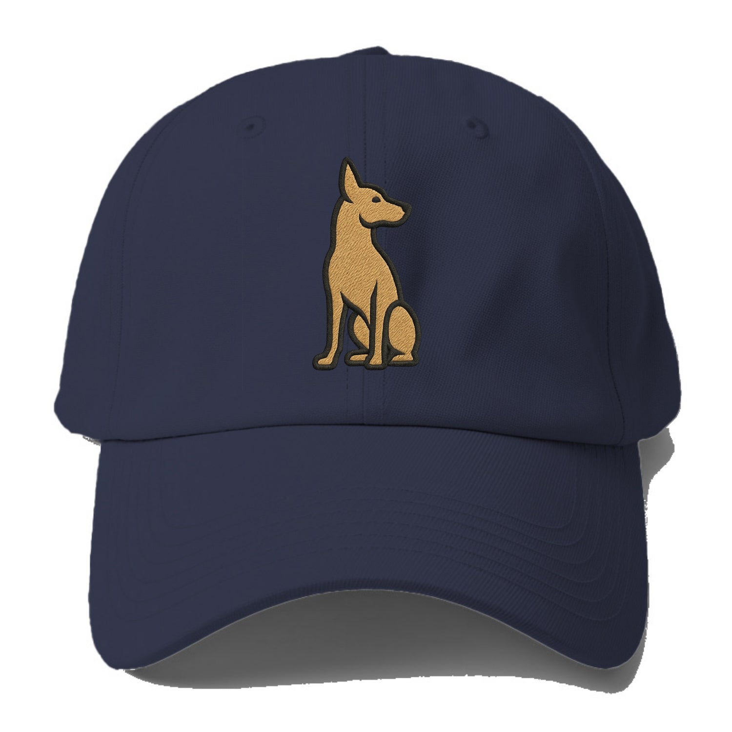 Pharaoh Hound - Tan colored sitting pose Baseball Cap - Twilight Navy(Blue)