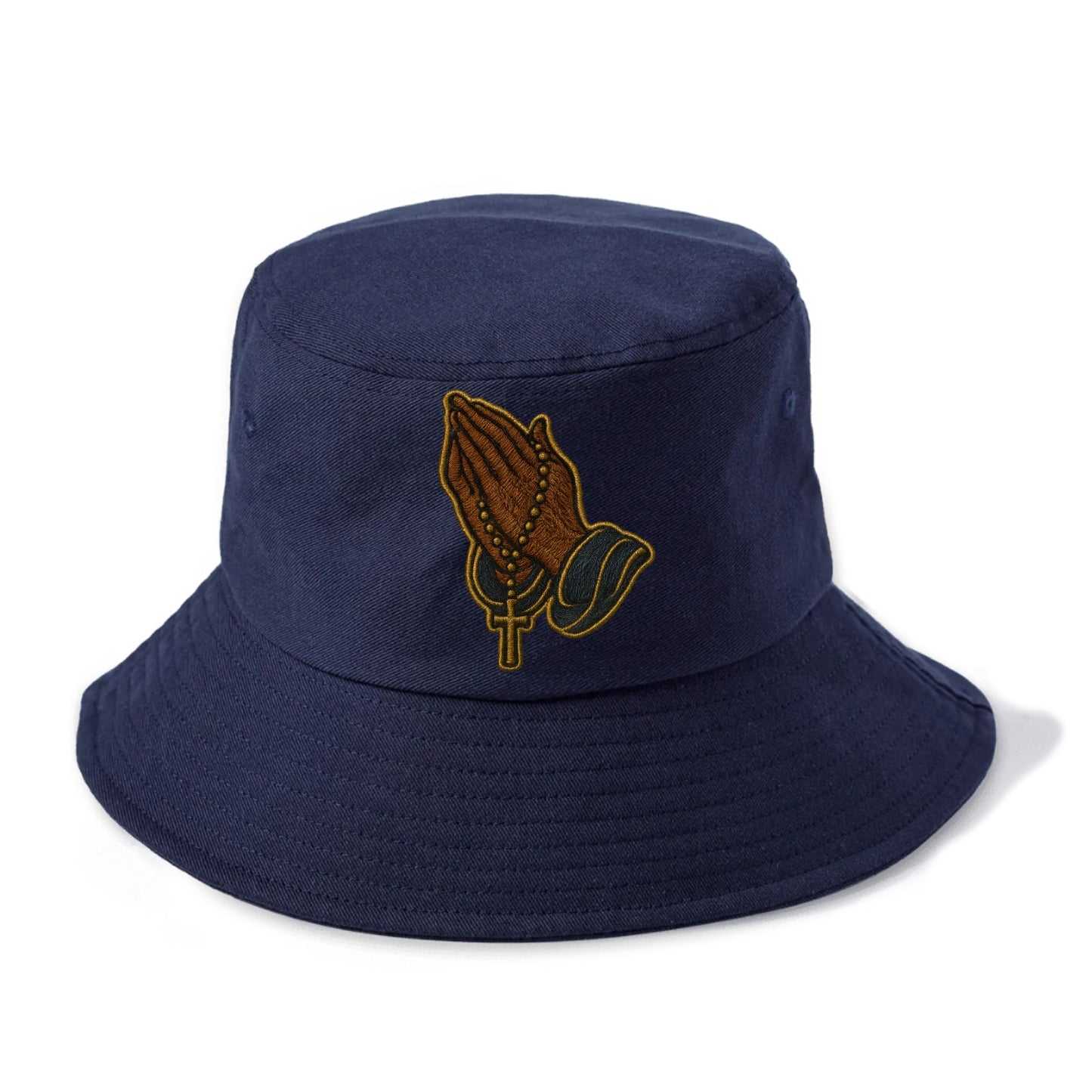 Praying Hands  - Bucket Hat - Twilight Navy(Blue)