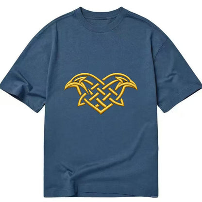 Raven Knot - Classic T-shirt - Twilight Navy(Blue)