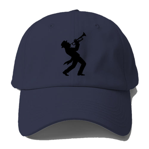 Trumpet player hitting high note - Baseball Cap