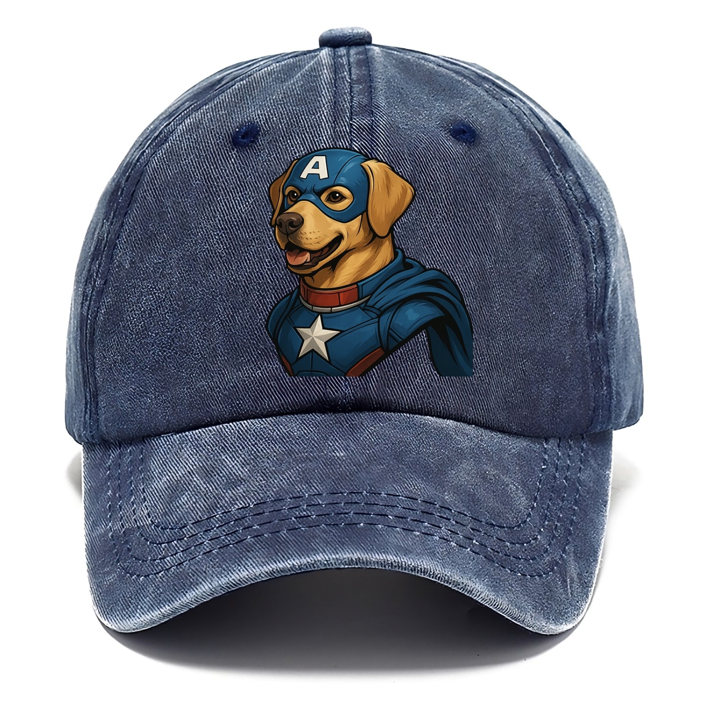 Labrador Patriotic Hero  - Classic Cap - Twilight Navy(Blue)