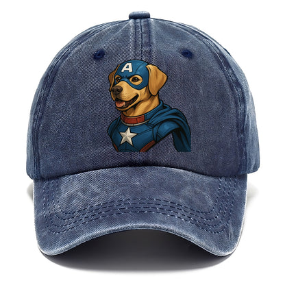 Labrador Patriotic Hero  - Classic Cap - Twilight Navy(Blue)
