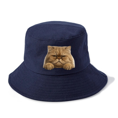 Persian Cat  - Bucket Hat - Twilight Navy(Blue)