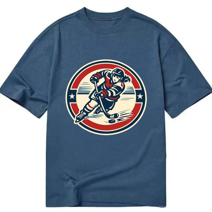Fierce Ice Queen Emblem - Classic T-shirt - Twilight Navy(Blue)