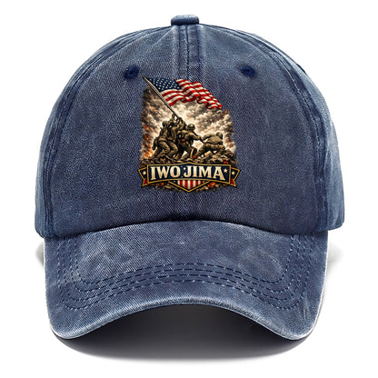 Iwo Jima Flag Raising - Classic Cap - Twilight Navy(Blue)