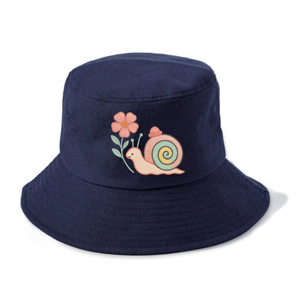 Coral Snail - Bucket Hat - Twilight Navy(Blue)