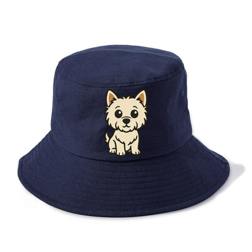 West Highland White Terrier - Alert standing pose - Bucket Hat