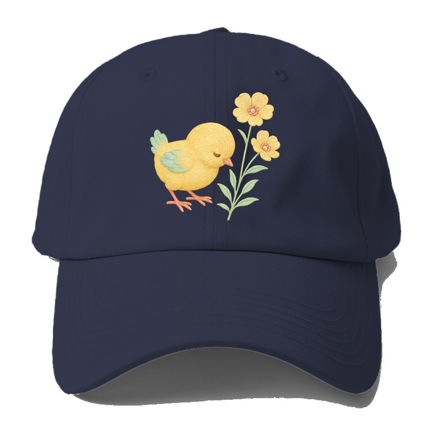 Yellow Chick - Baseball Cap - Twilight Navy(Blue)