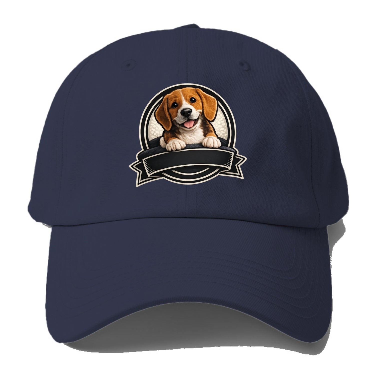 Paws Up Beagle - Baseball Cap For Big Heads - Twilight Navy(Blue)