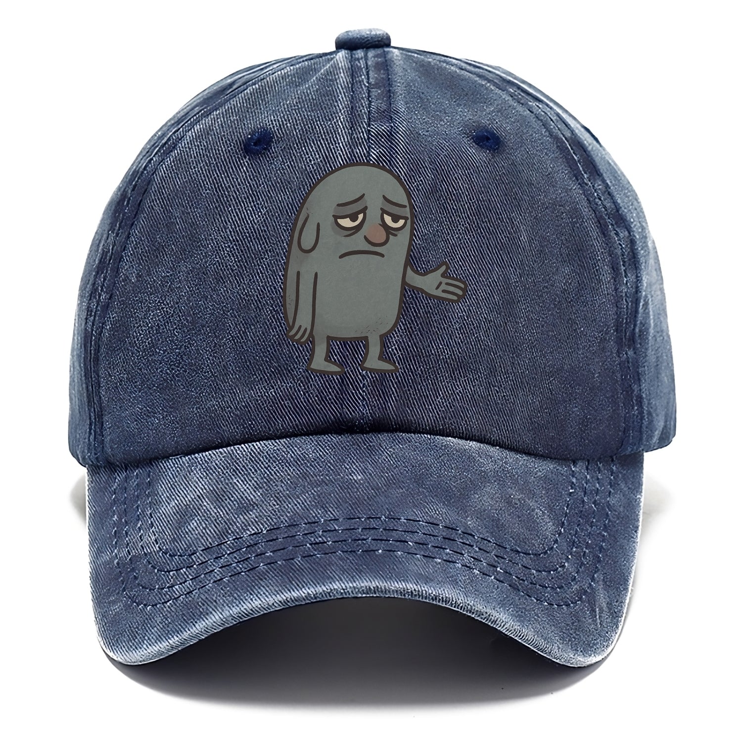FOLLOWERS ARE GHOSTS | Transparent crowd following nobody - Classic Cap - Twilight Navy(Blue)