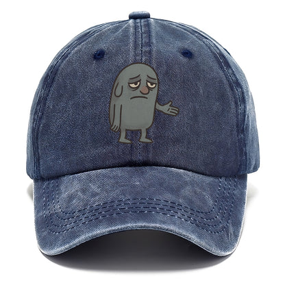 FOLLOWERS ARE GHOSTS | Transparent crowd following nobody - Classic Cap - Twilight Navy(Blue)